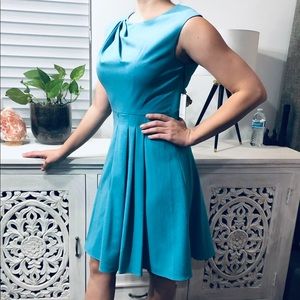 Blue Calvin Klein summer dress